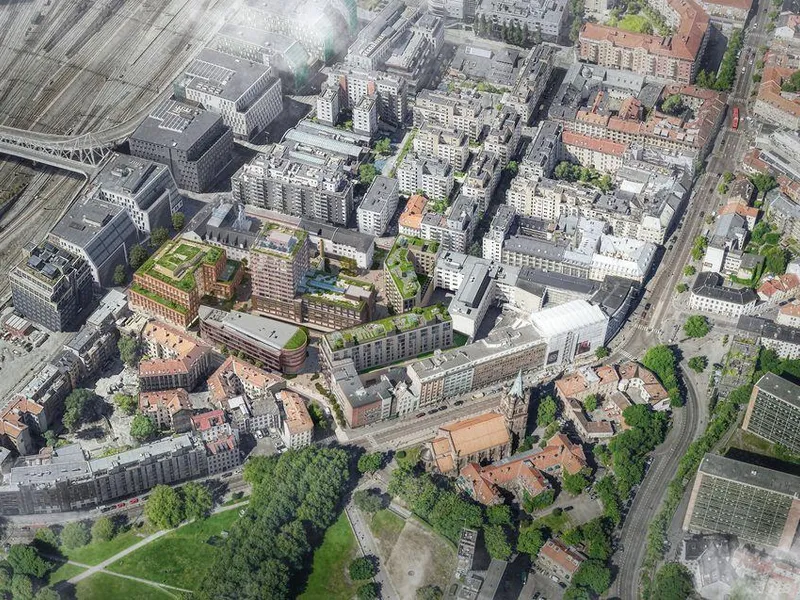 Landbrukskvartalet blir en naturlig ferdselsåre mellom Grønland og Bjørvika, tett på Oslo S og all transport inn og ut av hovedstaden.