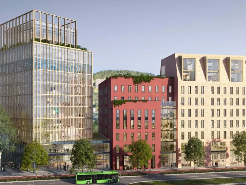 Strøm Gundersen er av Drammen Helsepark innstilt til byggetrinn 2 i Drammen Helsepark. Ill. Drammen Helsepark.
