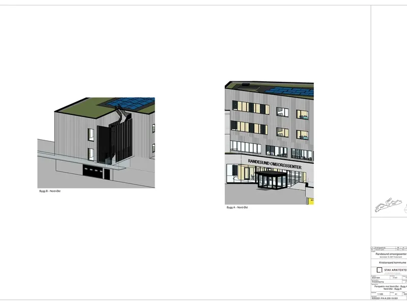 Perspektiv fra byggesøknad