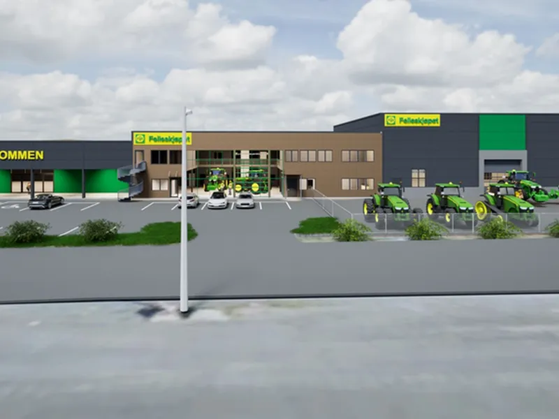Dette er den første tegningen som viser hvordan den nye avdelingen på Gråmyra i Levanger skal etableres.