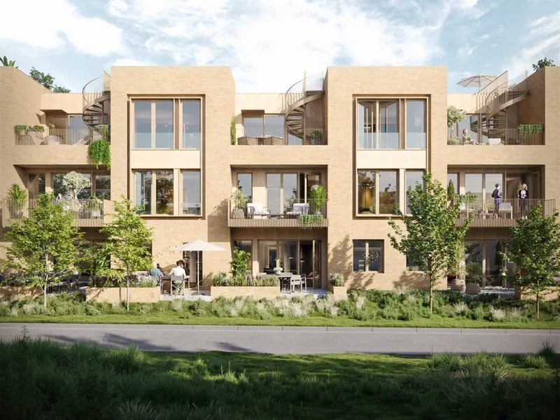 Betonmast skal bygge ut Fredheimkvartalet. Illustrasjon: 3D Estate