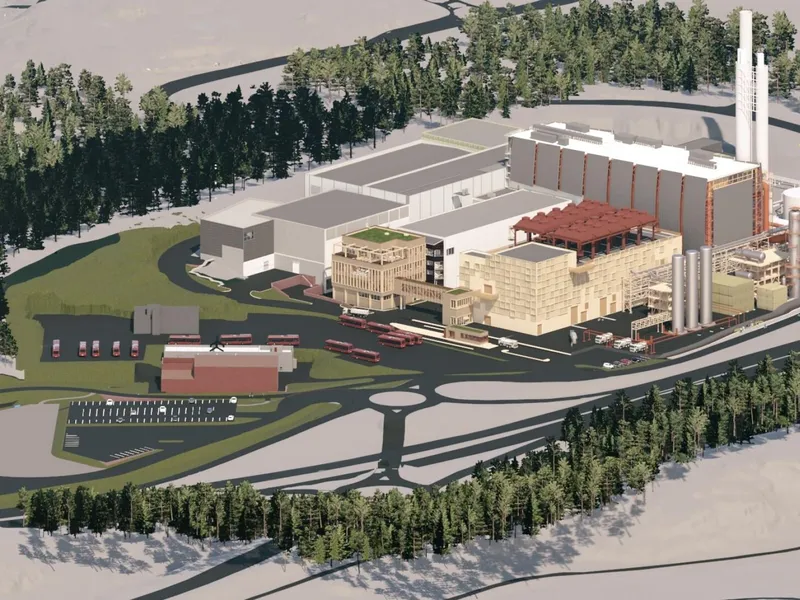 Multiconsult tildelt kontrakt av Aker Solutions ved Hafslund Celsios karbonfangstprosjekt i Oslo. Illustrasjon: Hafslund Celsio.