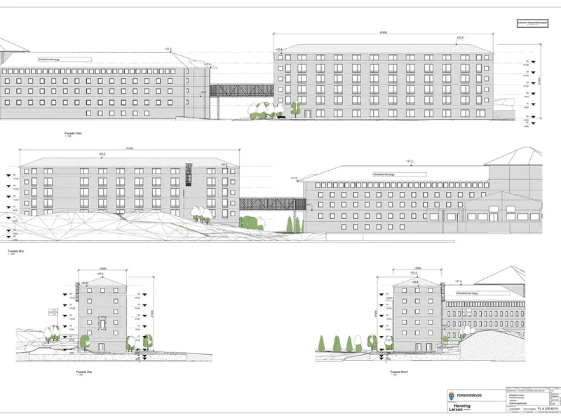 Fasade fra byggesøknad