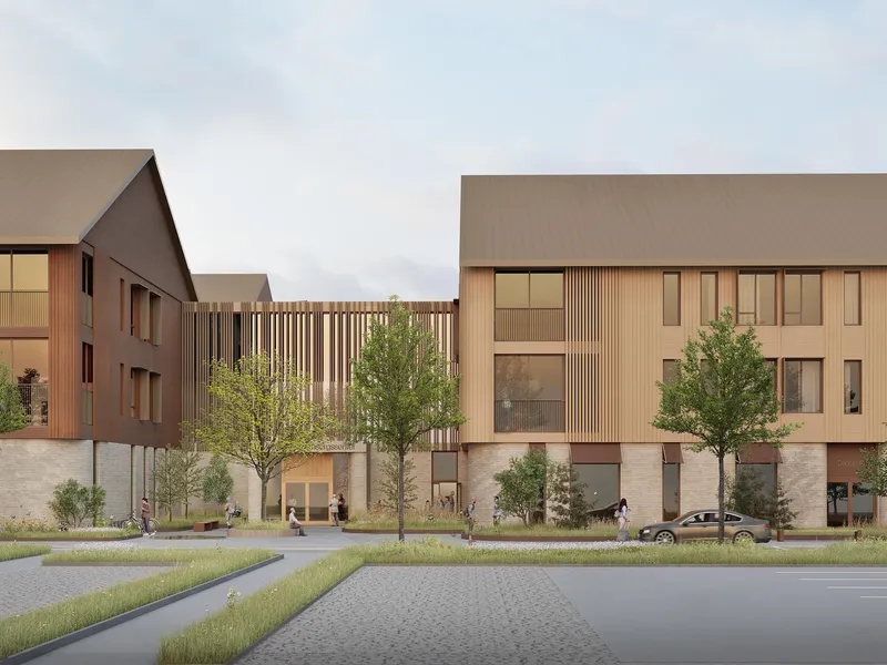 Hovedinngang - Illustrasjon Prosjekteringsgruppen Børve Borchsenius Arkitekter.jpg