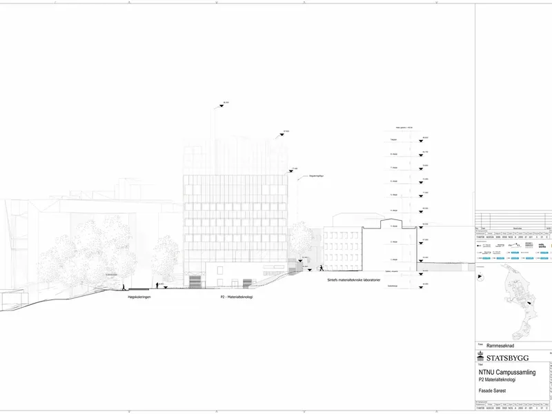Fasade fra byggesøknad
