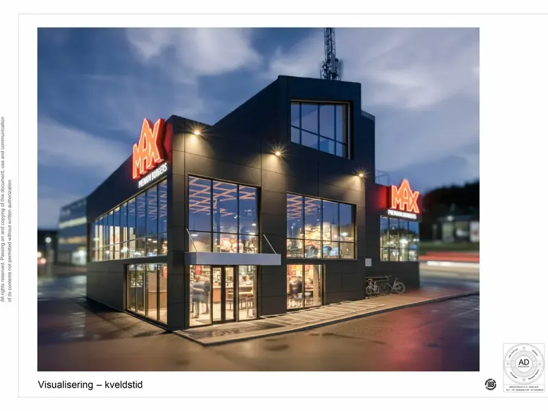 Fasade fra byggesøknad