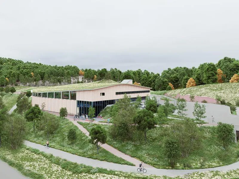 Betonmast bygger nullutslippsanlegg for Ragn-Sells i Drammen.