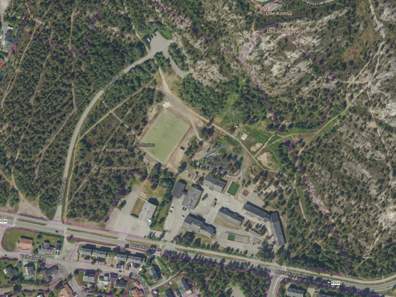 Flyfoto Komsa skole