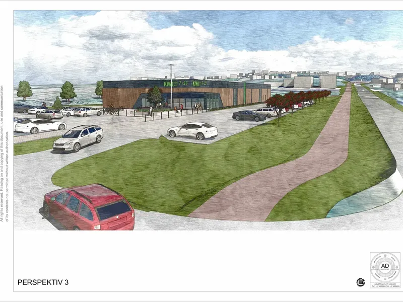 Perspektiv fra byggesøknad