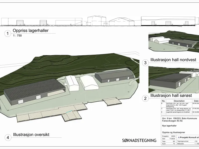 Illustrasjon fra byggesøknad