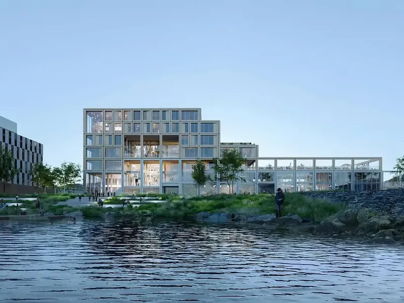 Ny videregående skole. 