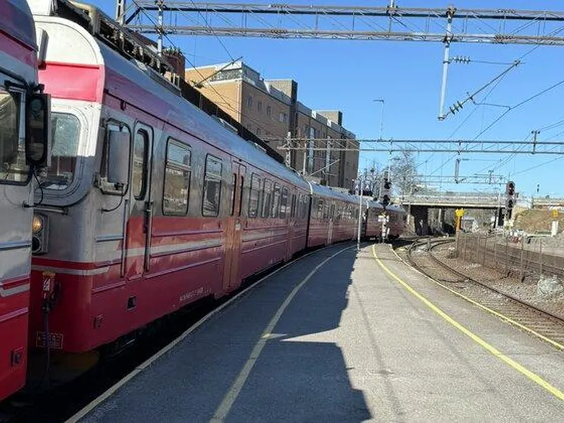 En av kommunene elleve togstasjoner
