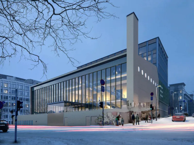 Det gamle Sentralbadet i Bergen. Ill. HLM Arkitektur