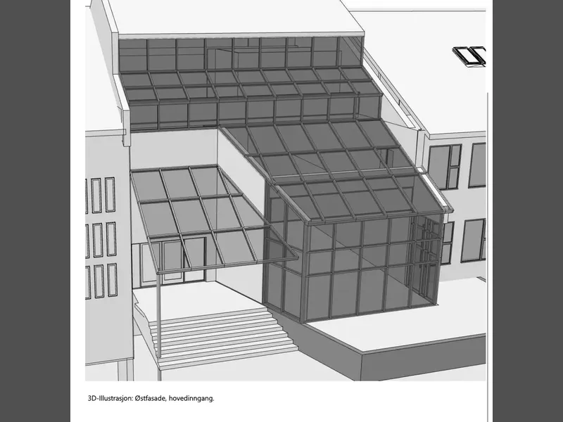 Fasade fra byggesøknad