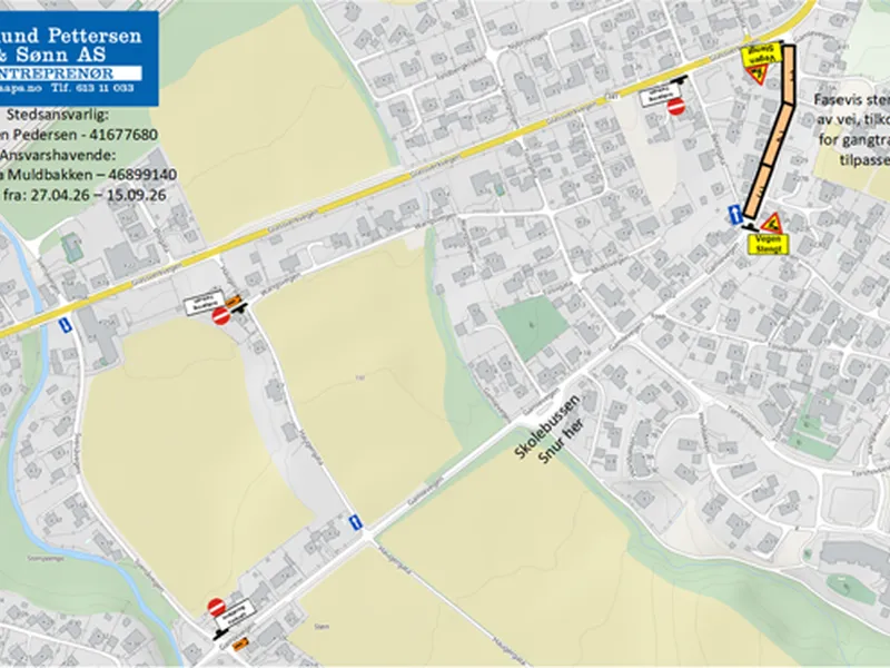 Skiltplan Gamlevegen