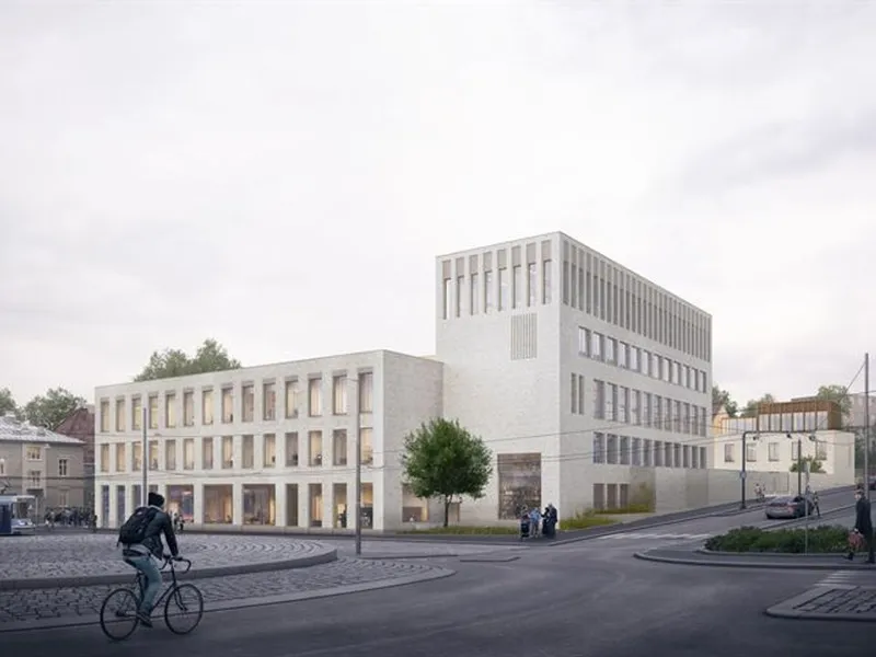 Slik skal Oslo Hospital bli. Illustrasjon: Transborder Studio