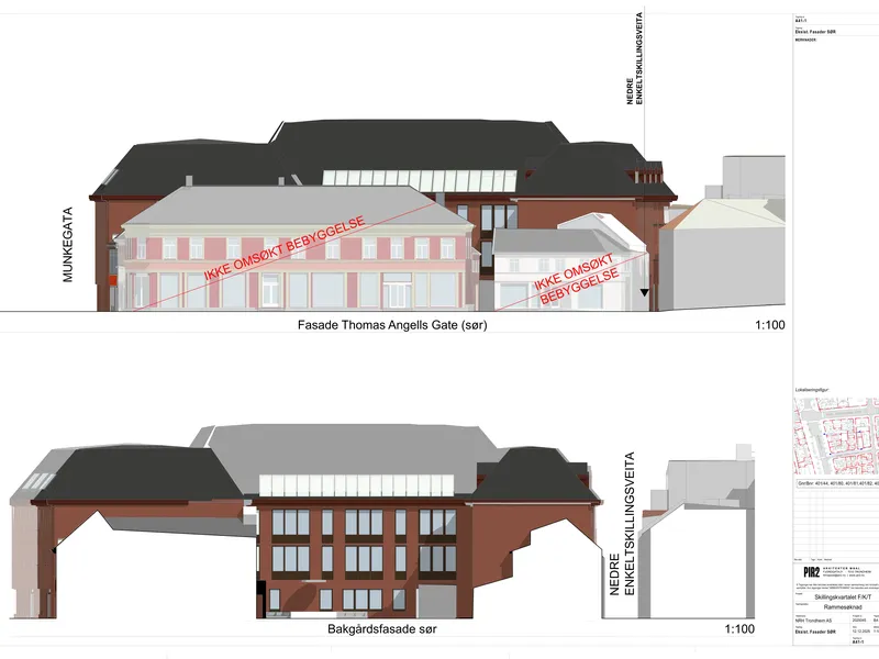 Fasade fra byggesøknad