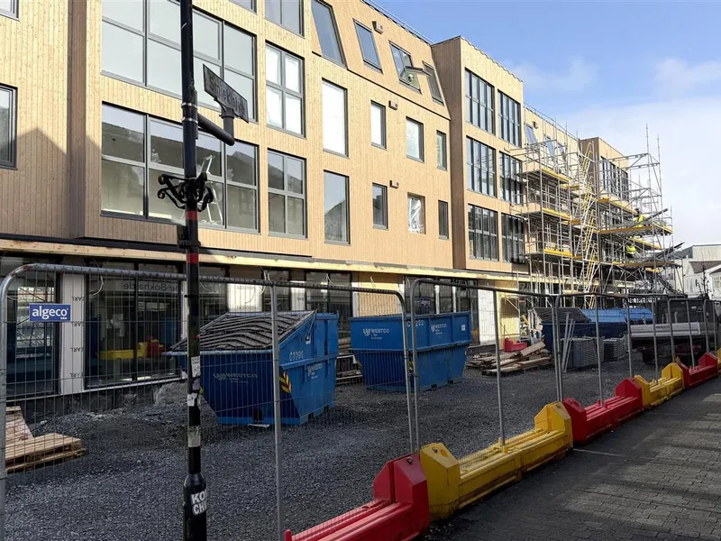 Byggeprosjektet Jær:Bu i Storgata på Bryne - Klikk for stort bilete