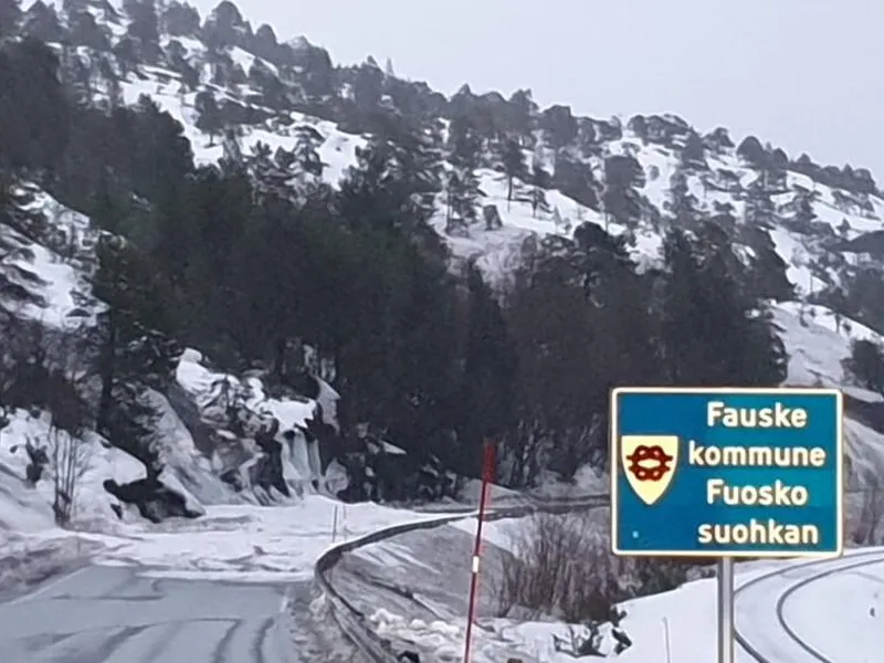 Det verste skredområdet er sikret, og nå skal resten av strekningen Sandvika-Sagelva utbedres. Foto: Statens vegvesen