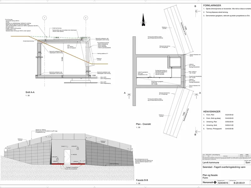 Fasade fra byggesøknad