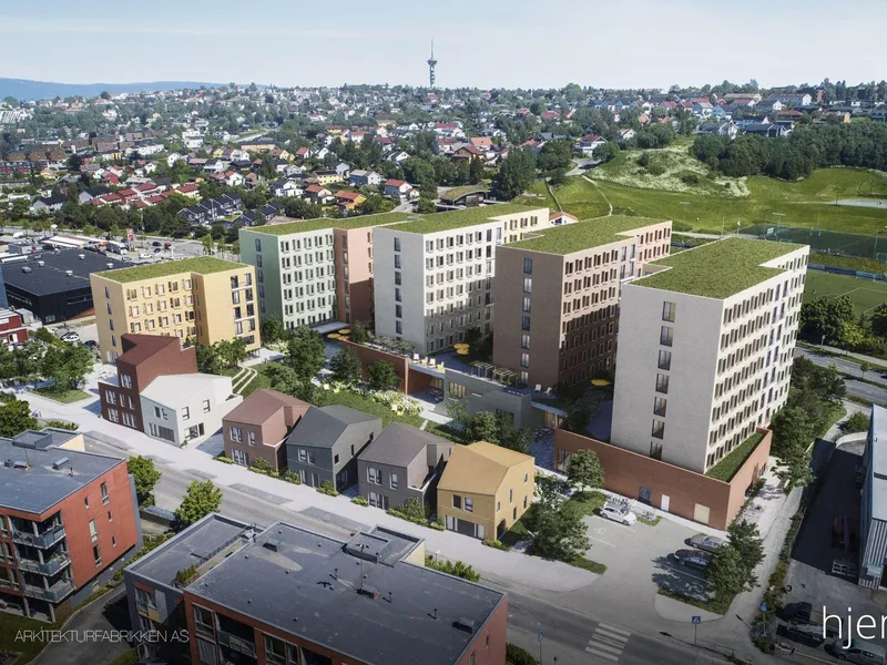 Illustrasjonsbilde av boligbygg