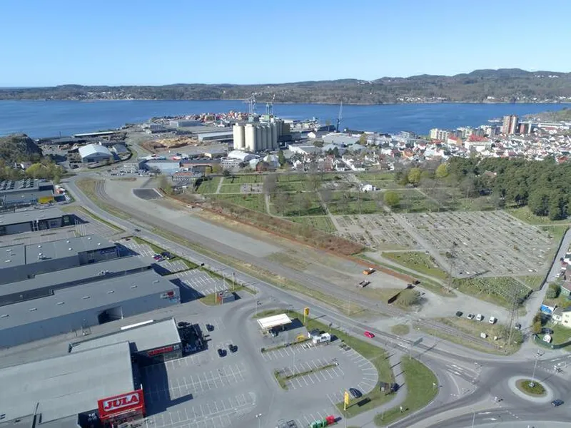 Jernbaneterminalen i Larvik havn
