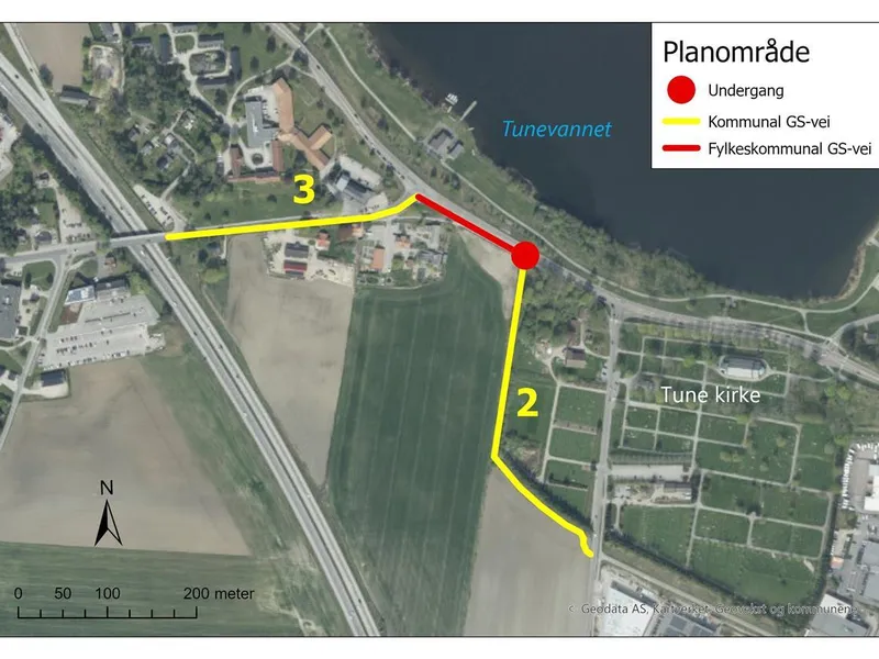 Kart over planområdet - Klikk for stort bilde
