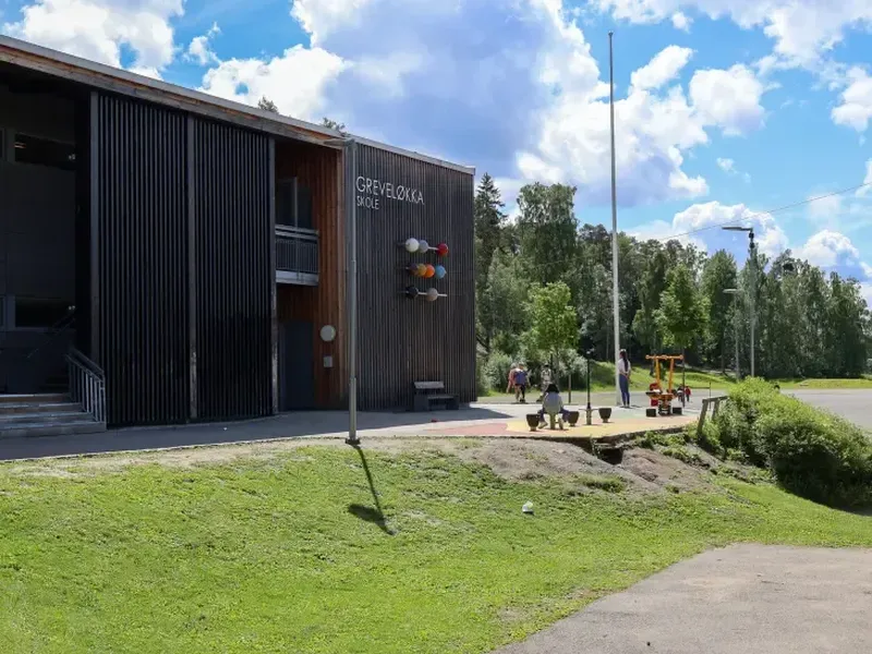Greveløkka blir både en skole og et nærmiljøanlegg innbyggerne kan bruke hele døgnet - og hele året.