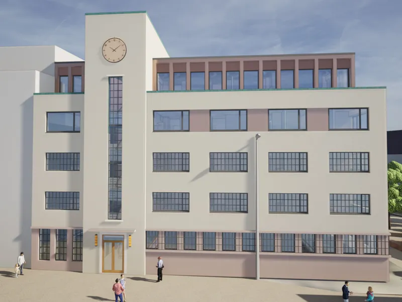 Arkitektfirmaet Helen&Hard har gjort et fantastisk flott arbeid i å hente opp den originale arkitekturen, og har tegnet et bygg som henter frem de gamle funkisdetaljen