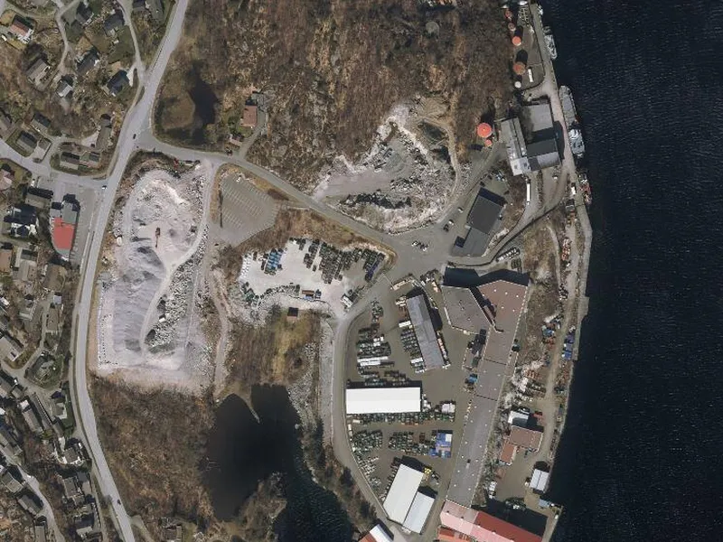 Svanavåg industriområde på EigerøyFoto: Eigersund kommunes kart tjeneste